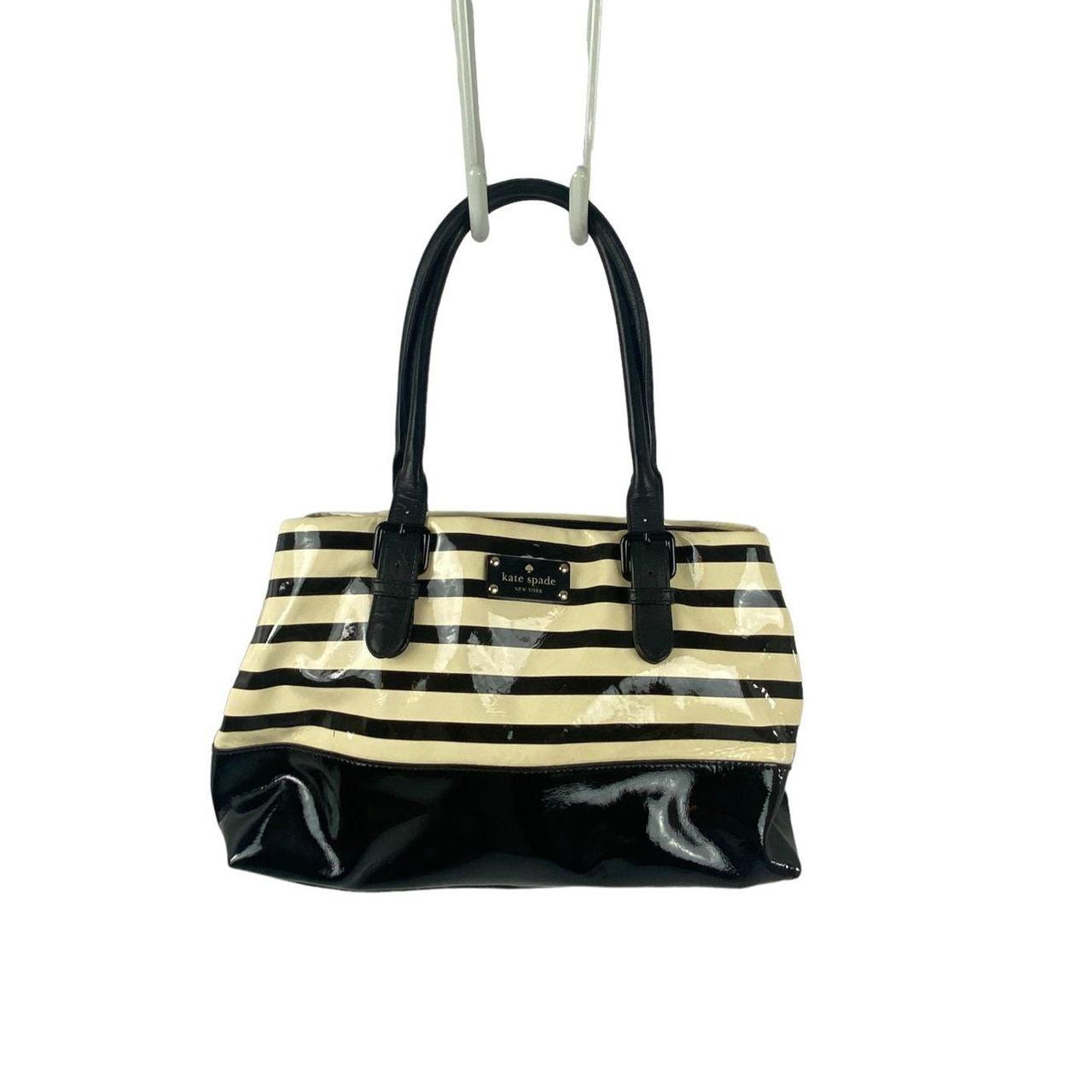 Kate Spade purse shoulder bag cream Black bow polka - Depop