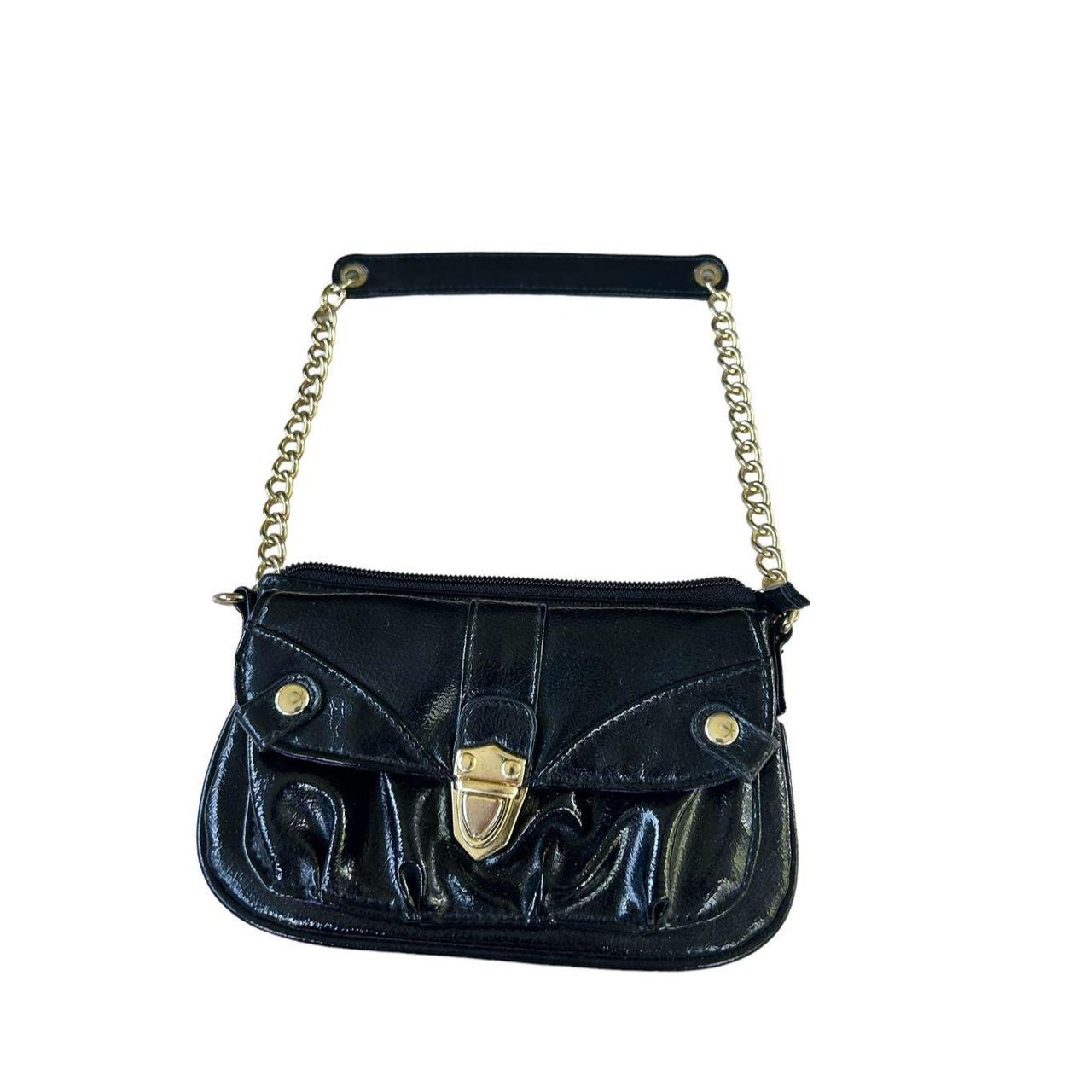 Serenade - Allura SV1-0821 Patent Leather Handbag - Black | Bags To Go