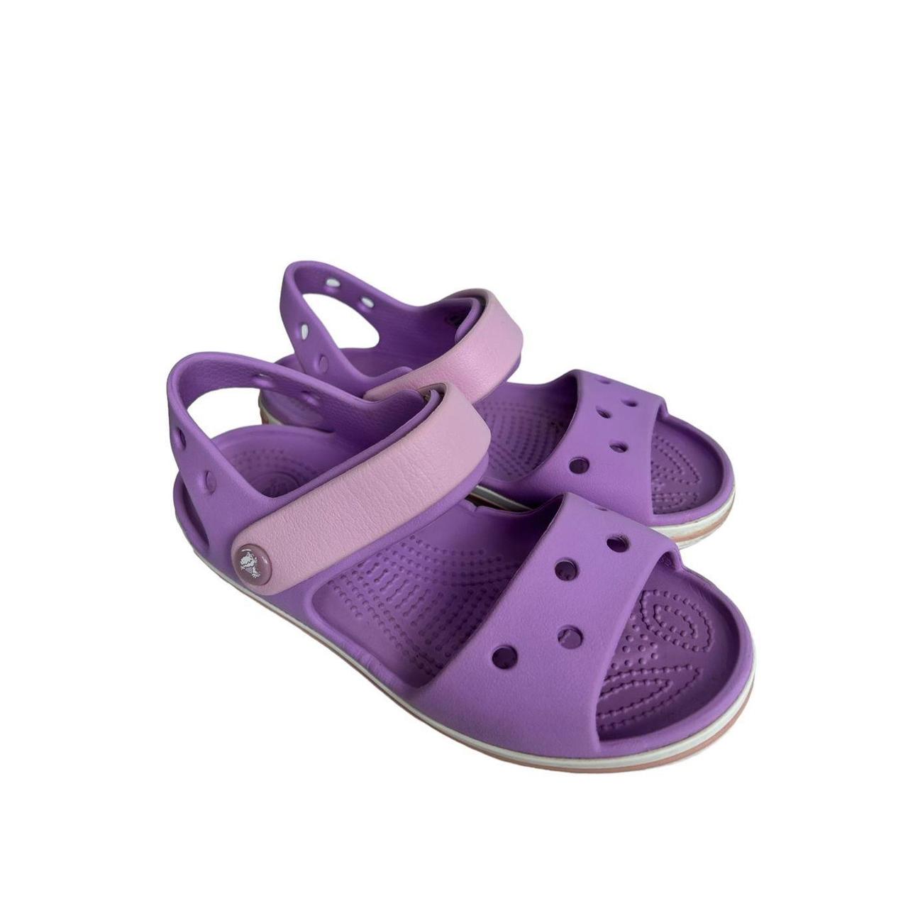 Purple crocs size online 12