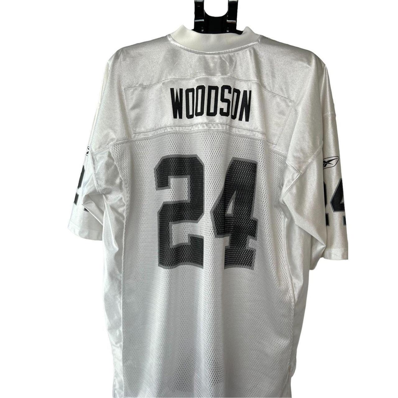 Reebok Charles Woodson Oakland Raiders XL Jersey in - Depop