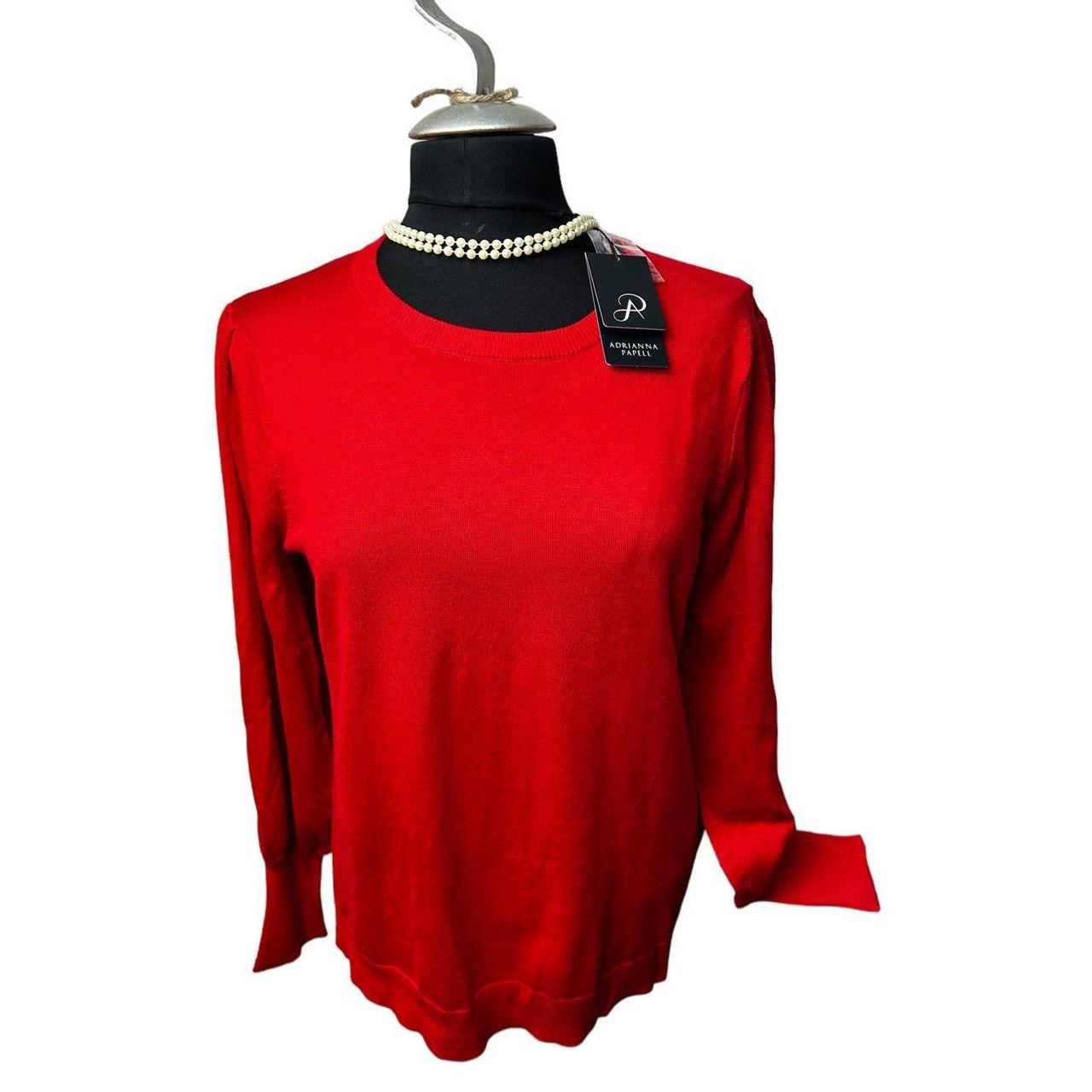 Adrianna papell sweater shirt sale