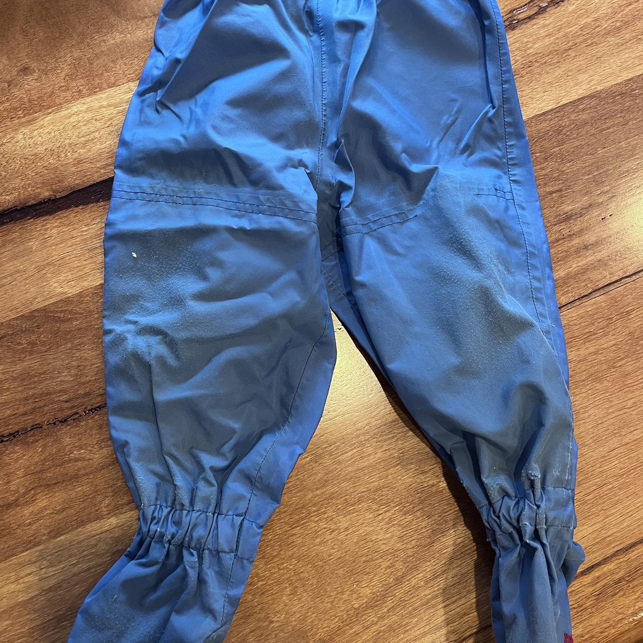 Blue Muddlarks footed pants Well loved but still. Depop