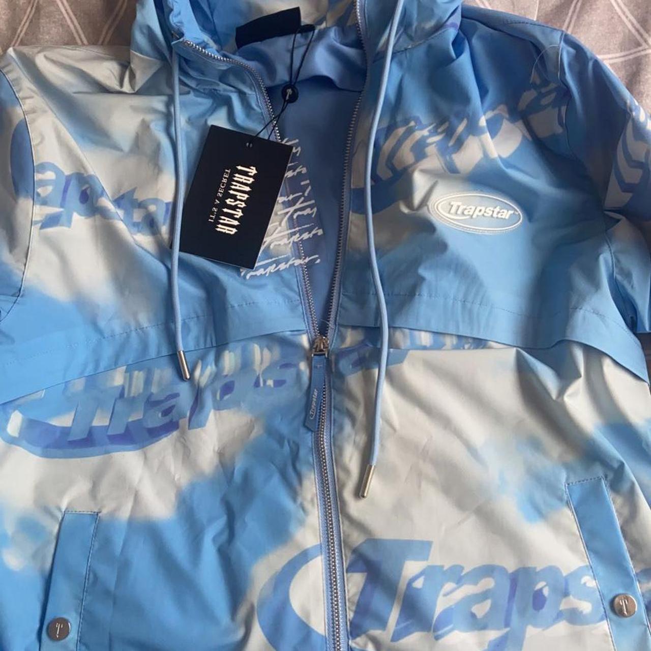 Blue Large Trapstar Windbreaker Depop