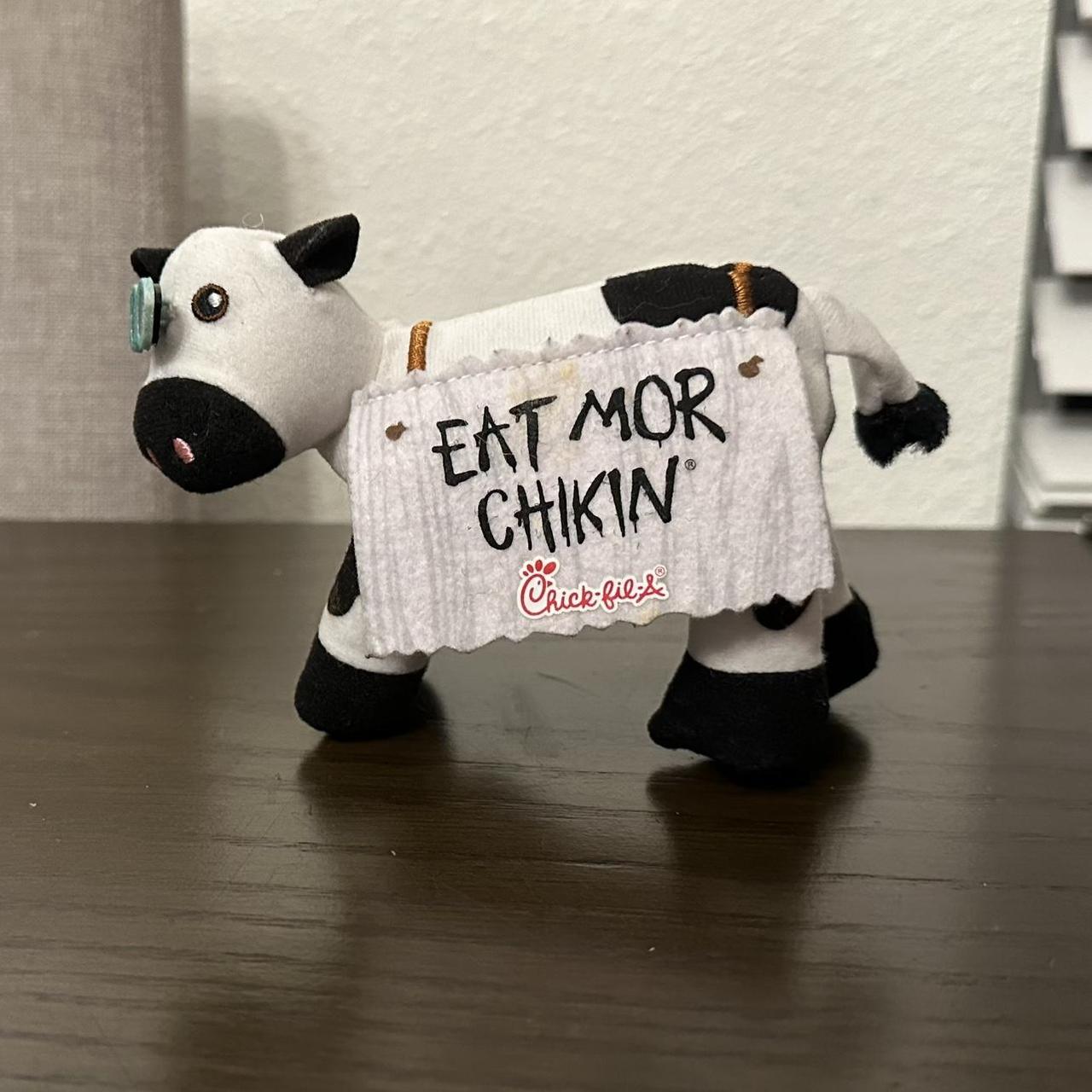 Chick Fil A Promo 7 Cow Plush Toy with Glasses