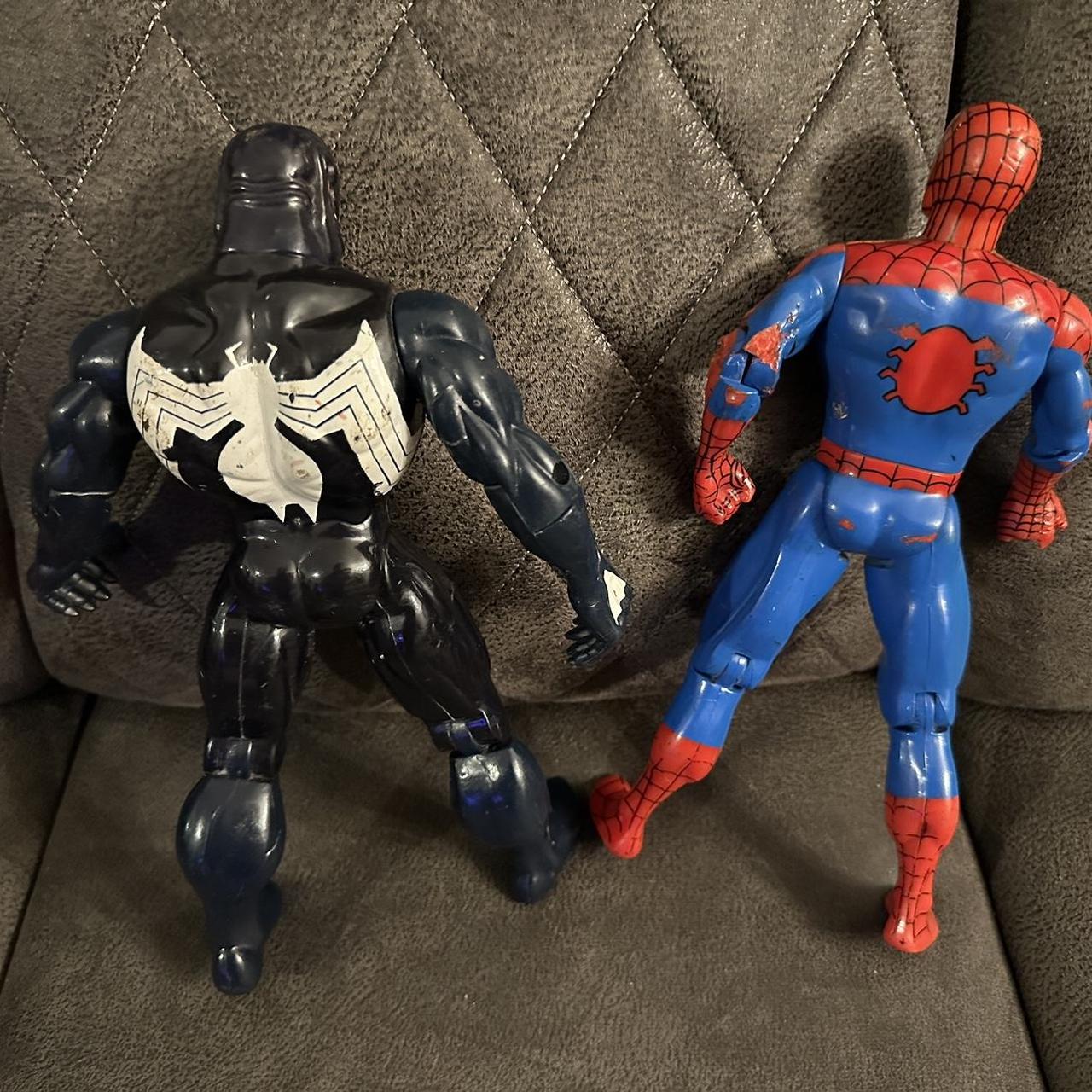 Marvel 1994 Toy Biz Venom and Spider-Man 10” Figures | Depop
