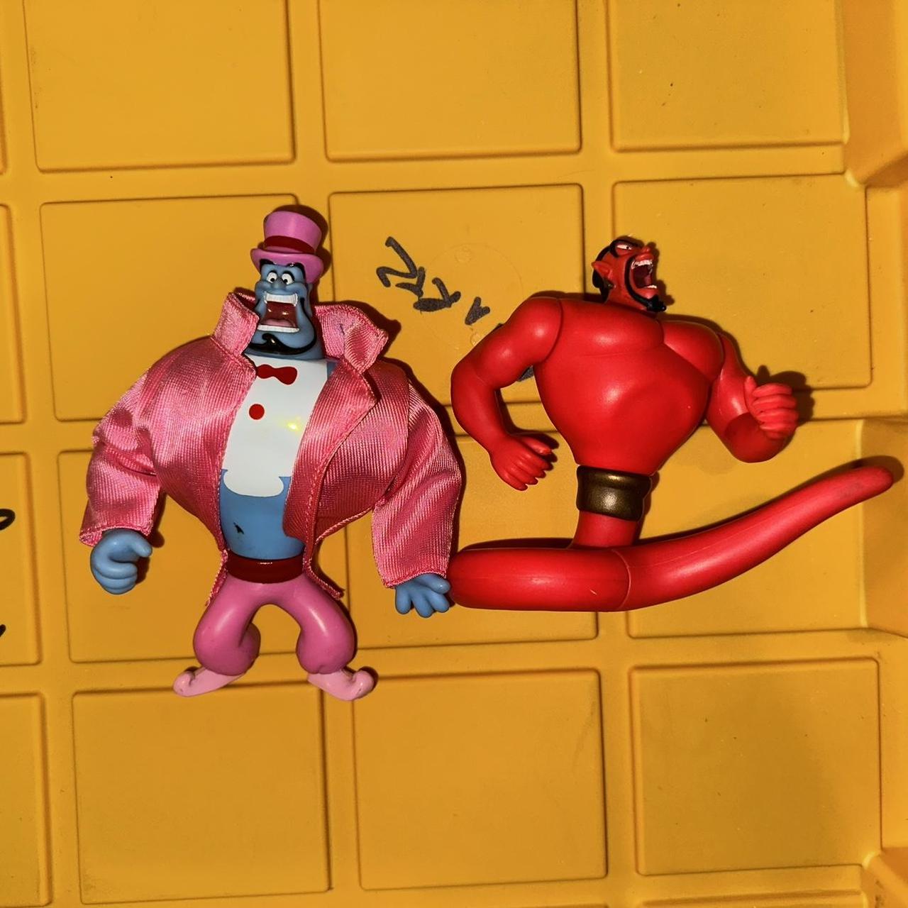Disney Aladdin 1992 Genie w/ Pink Tuxedo & Red Jafar | Depop Disney Aladdin 1992 Genie w/ Pink Tuxedo & Red Jafar | Depop