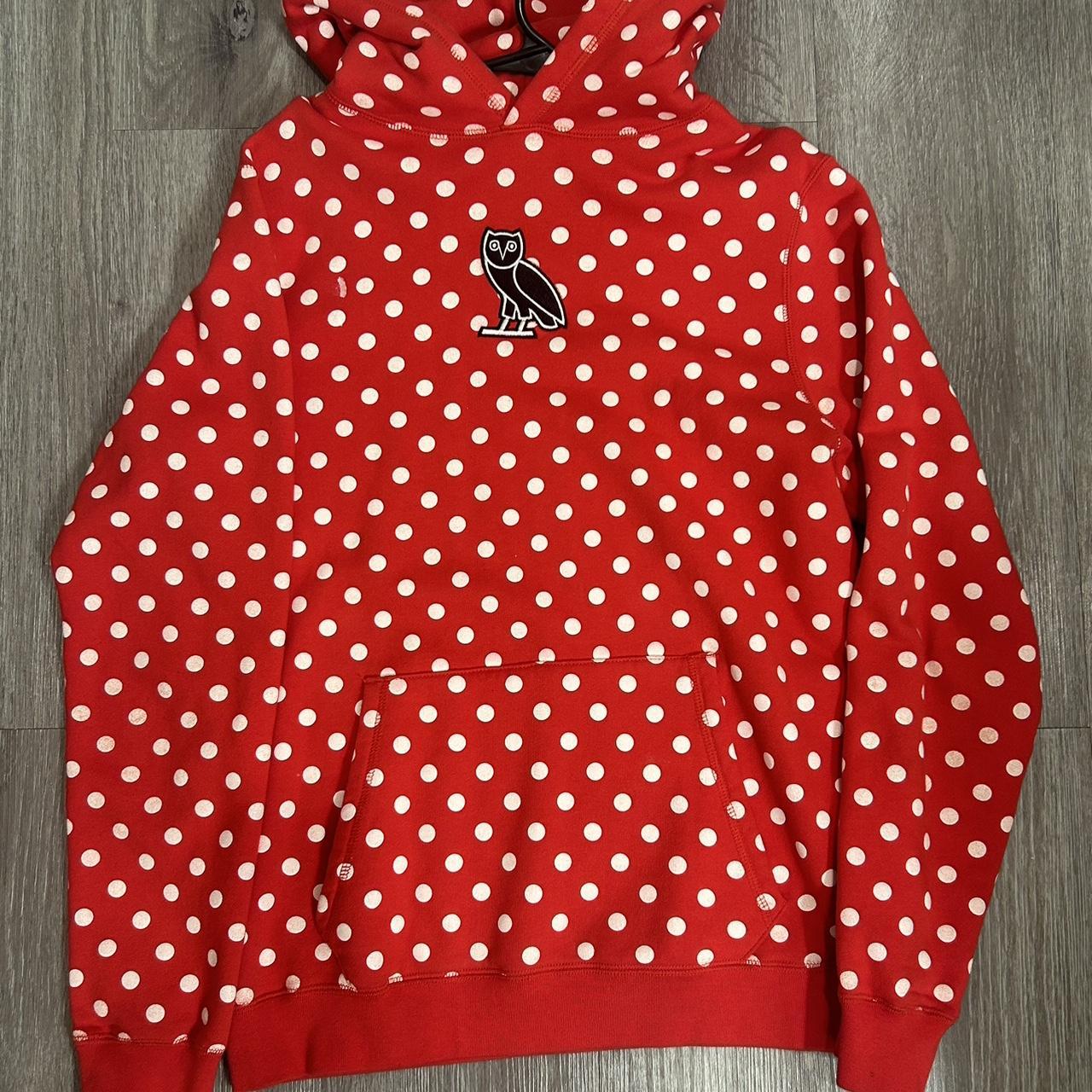 Ovo red hotsell white hoodie