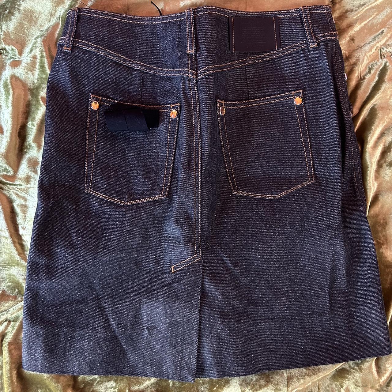 Vintage coach denim skirt. Has the cutest heart/star... Depop