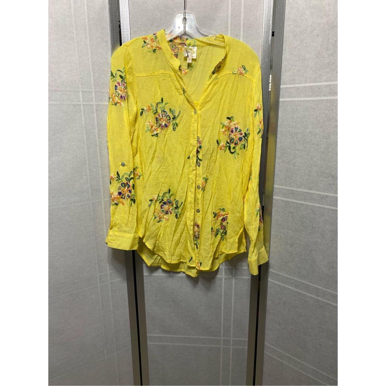 NWOT newest Anthropologie Blouse Top Sz M