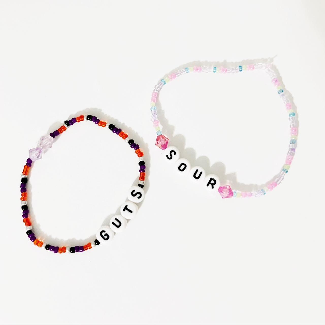 OLIVIA RODRIGO BRACELETS - 2 PACK Two handmade - Depop