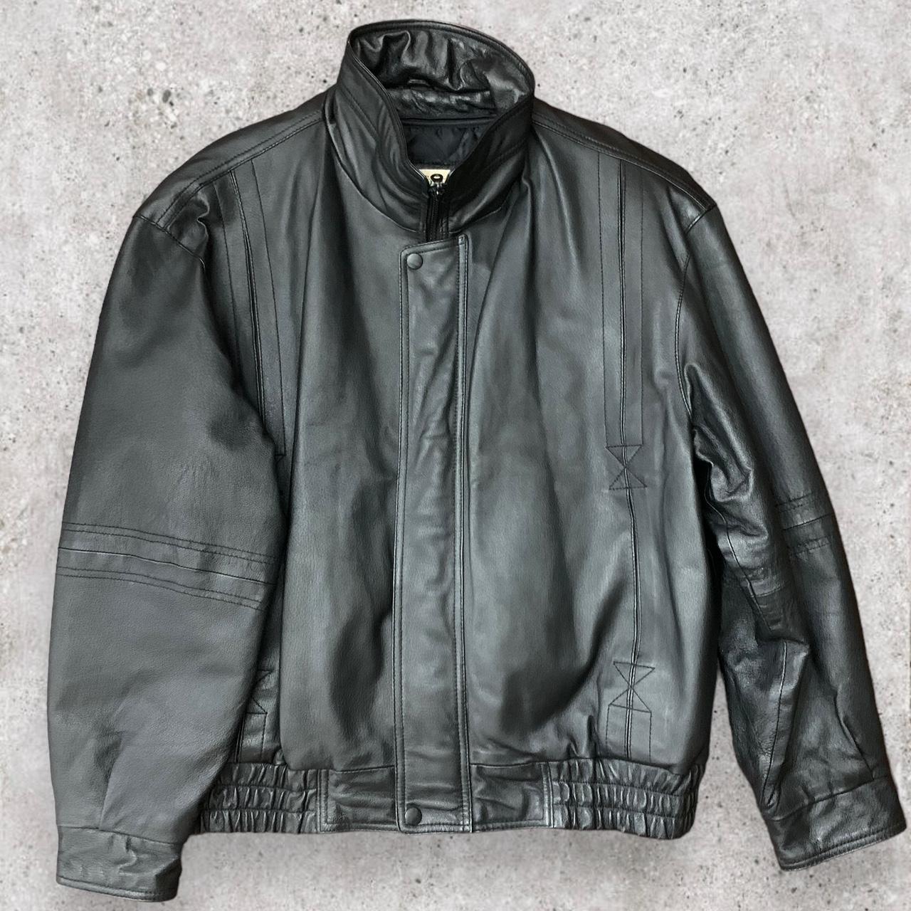 St john's bay men's leather clearance jackets