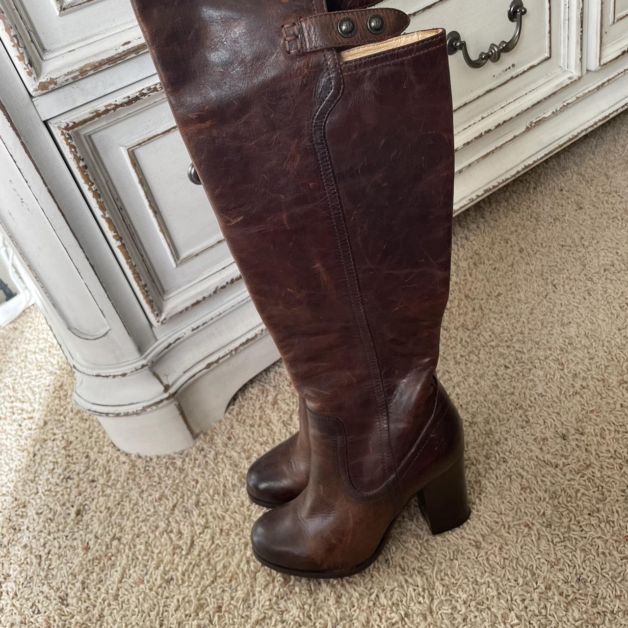 frye heeled boots