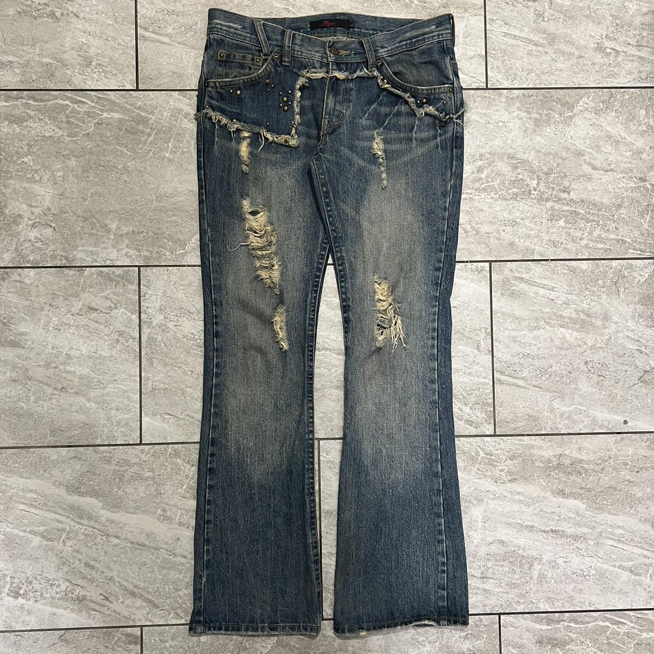 Midas Stud Piercing Denim, waist - 31/32, front rise...