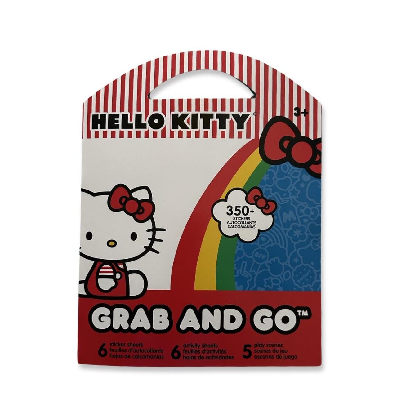 Hello Kitty Sticker Book Treasury, USED Over 350 Stickers Sanrio