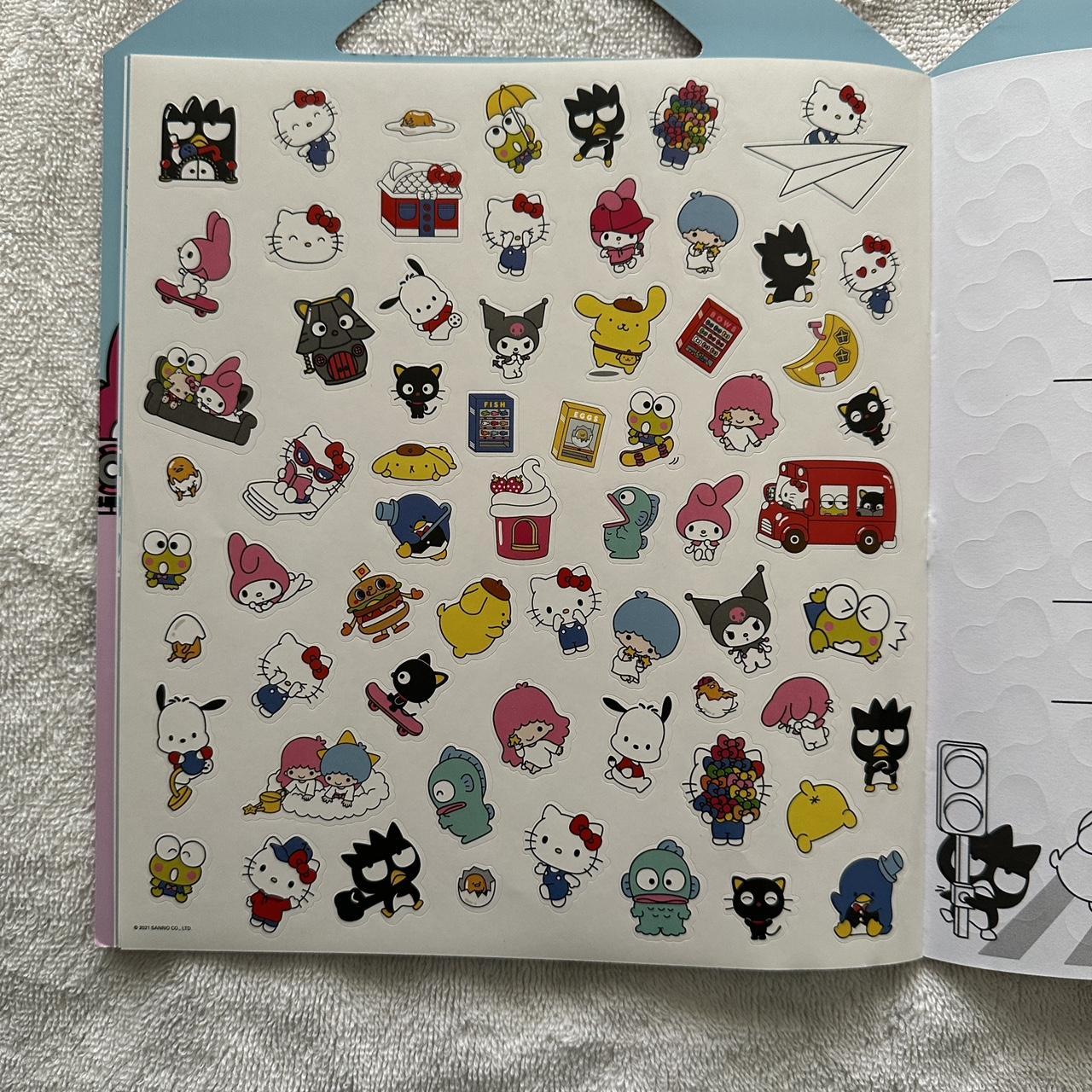 Hello kitty 1987 coloring book with stickers Only - Depop