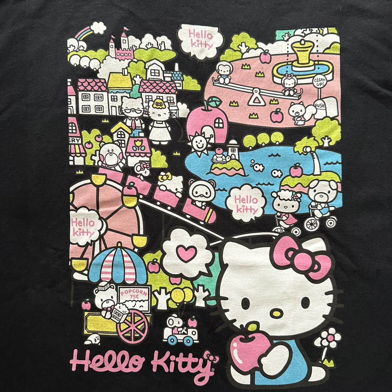 y2k hello kitty sanrio double layered holiday kitty - Depop