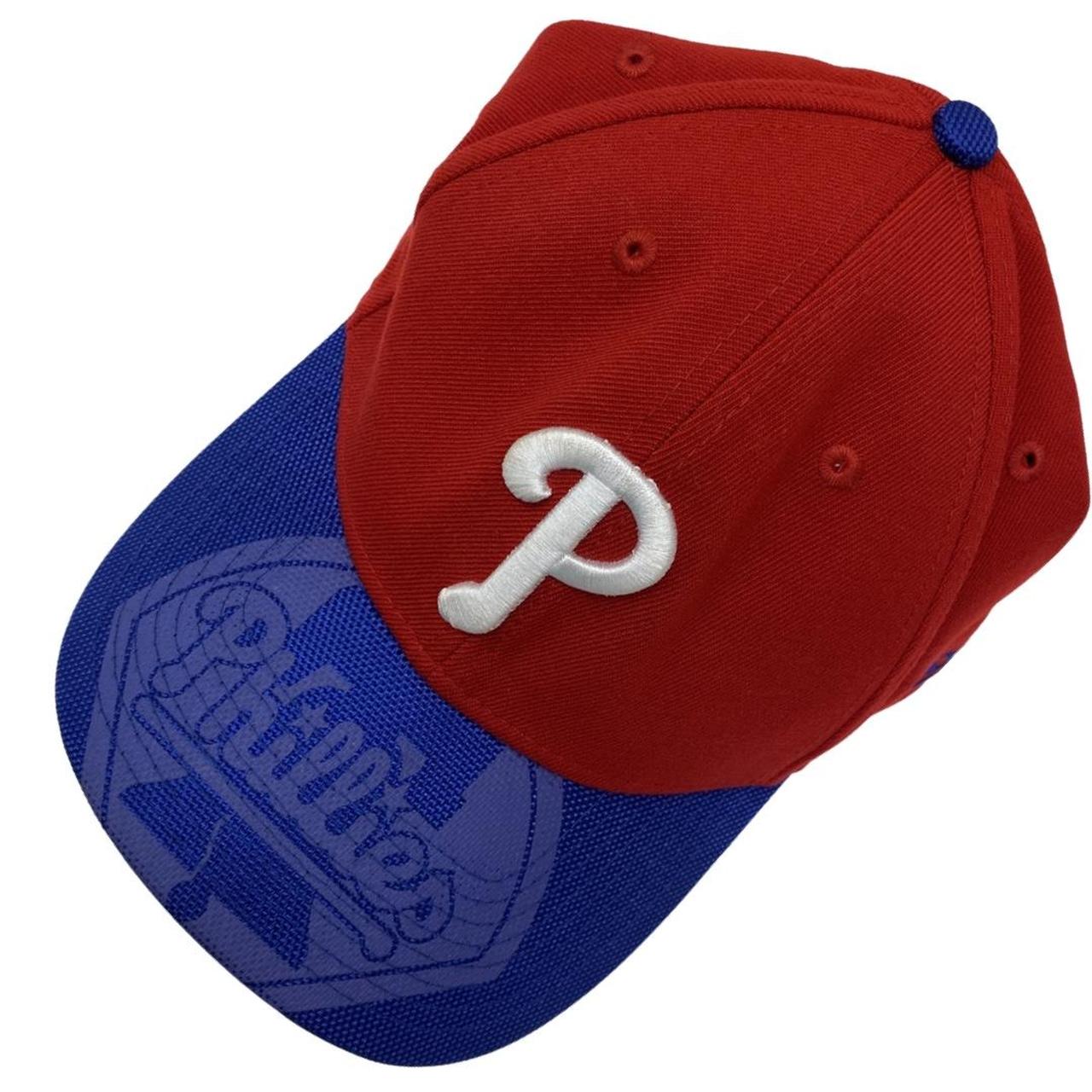 New Era Men's Red and Blue Hat Depop