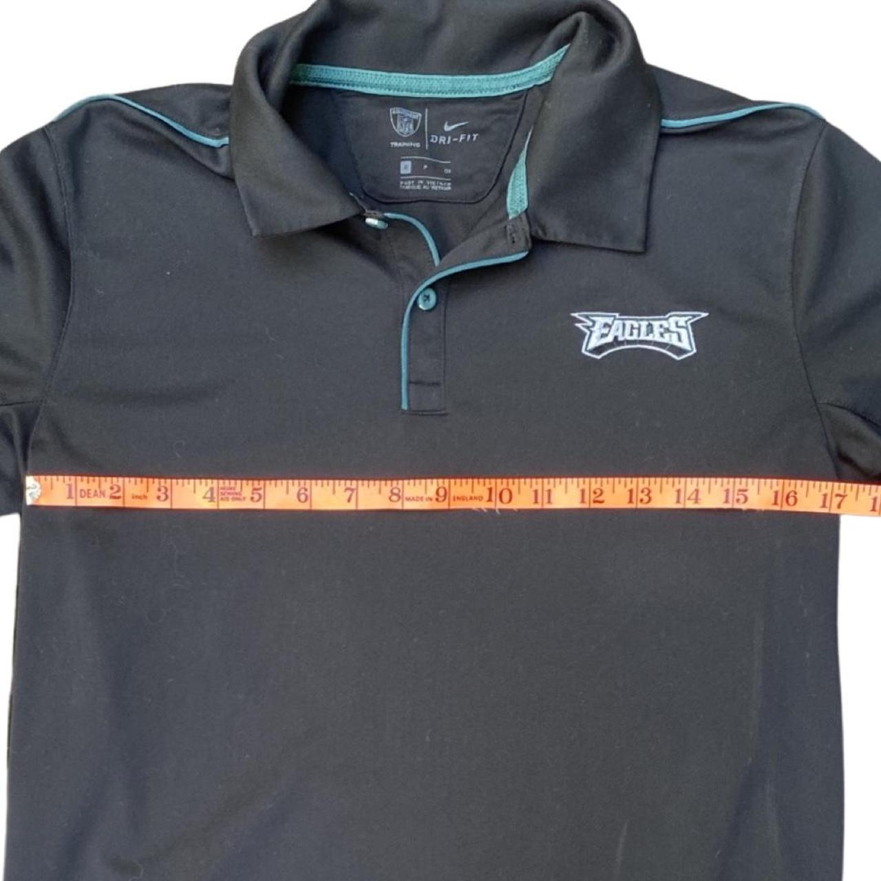 Philadelphia Eagles Polo Shirt Nike Dri-Fit On Field Apparel Green Mens  Small