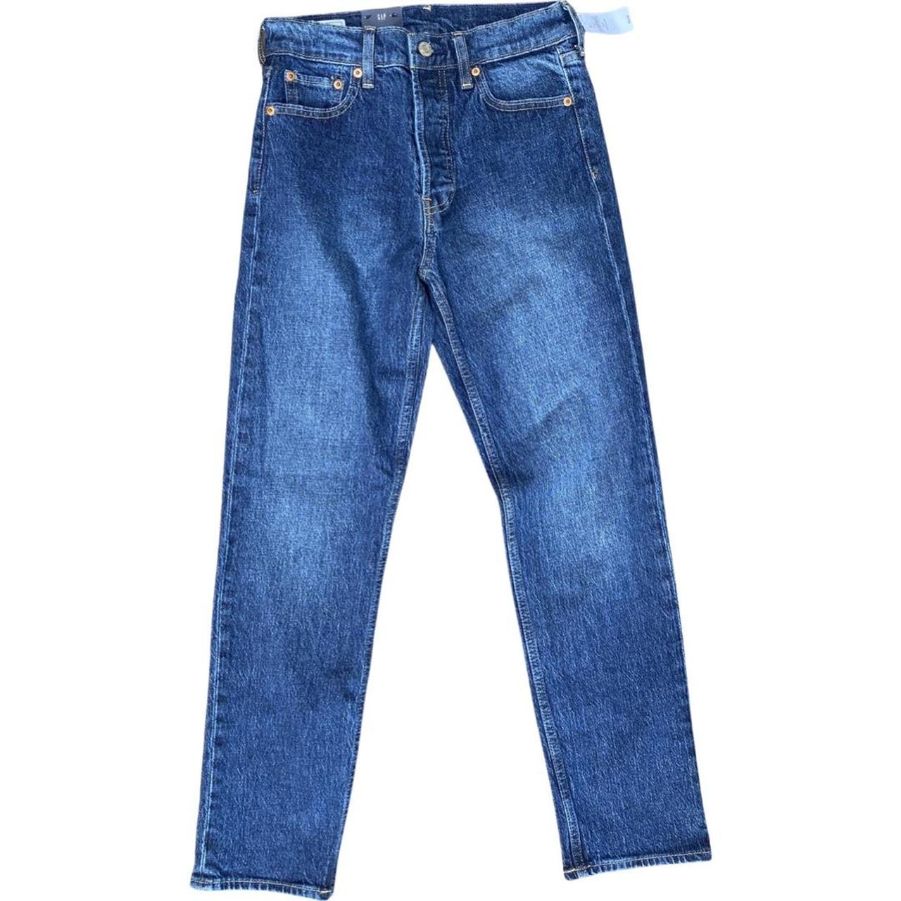 GAP, Jeans, Gap Cheeky Straight High Rise High Waisted Dark Wash Jeans 3  Nwt