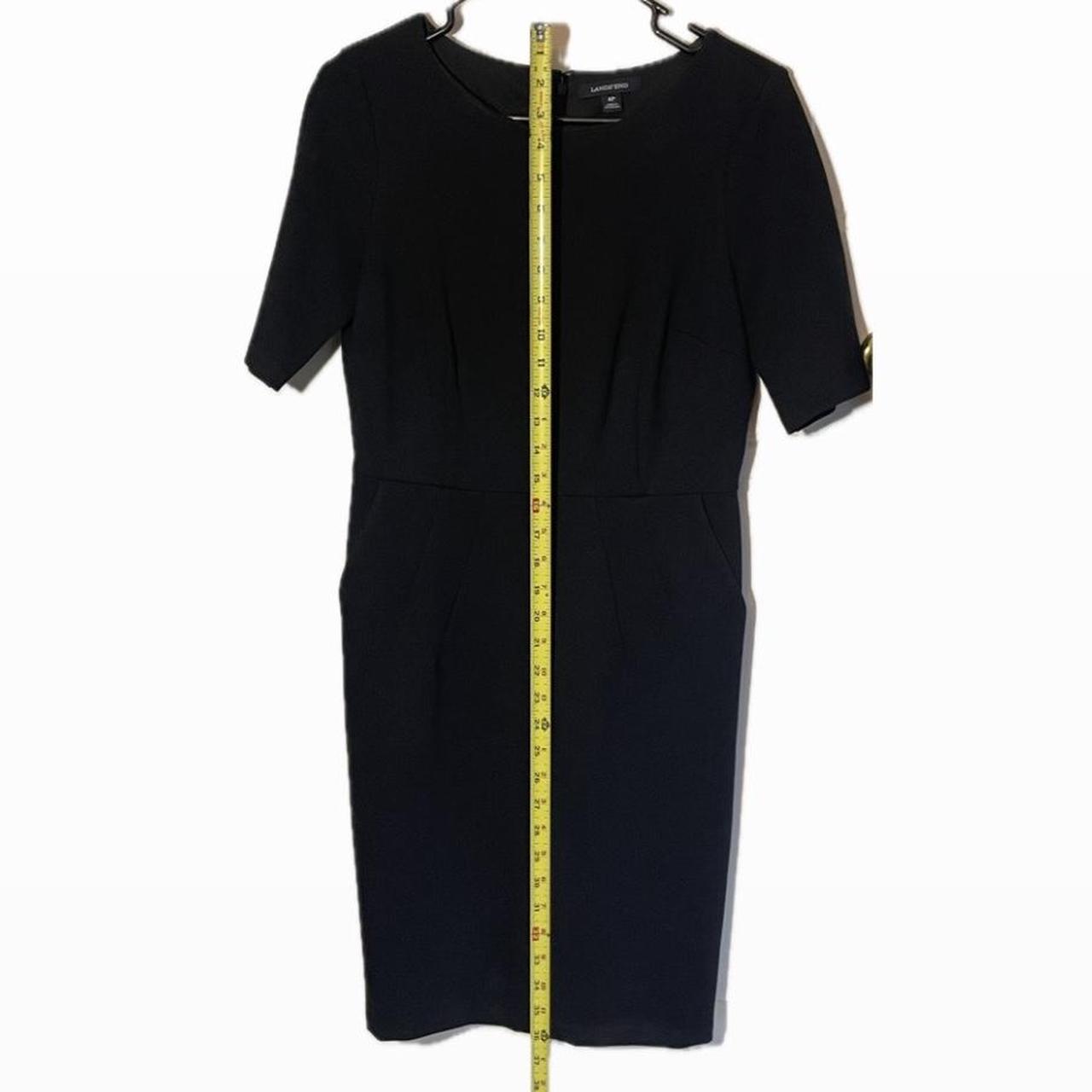 Lands end black dress best sale