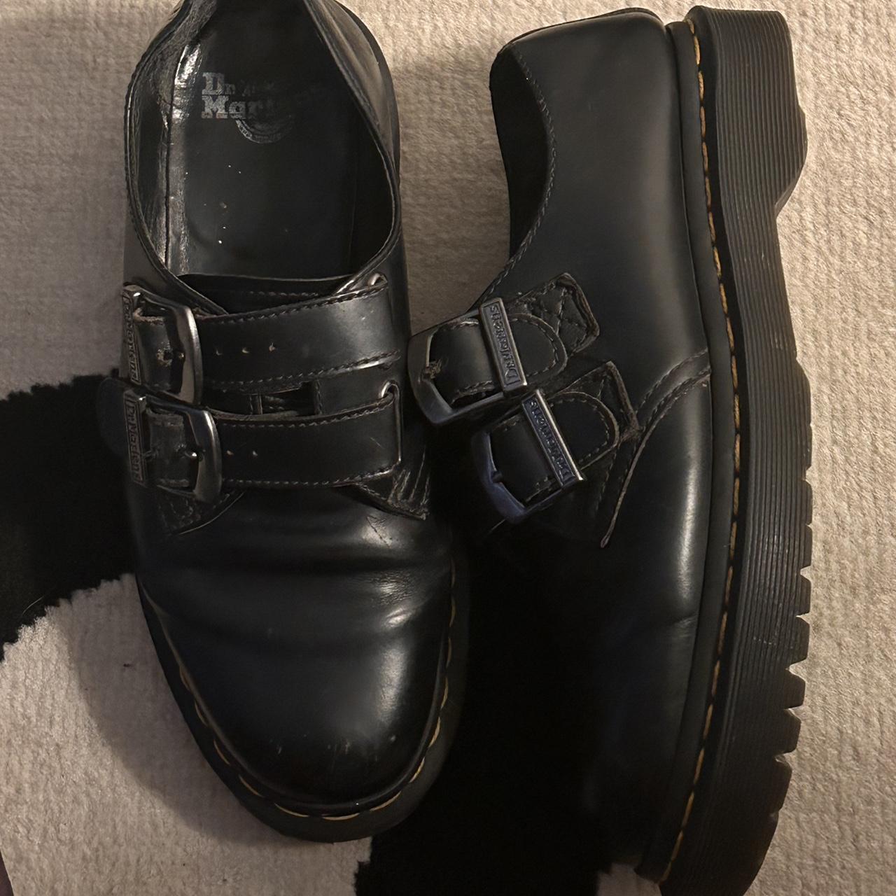 very loved mary jane doc martens scuff on the side... - Depop