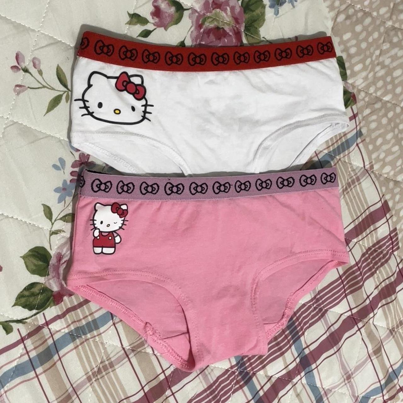 2 pairs, Hello Kitty underwear (xs) ***never - Depop