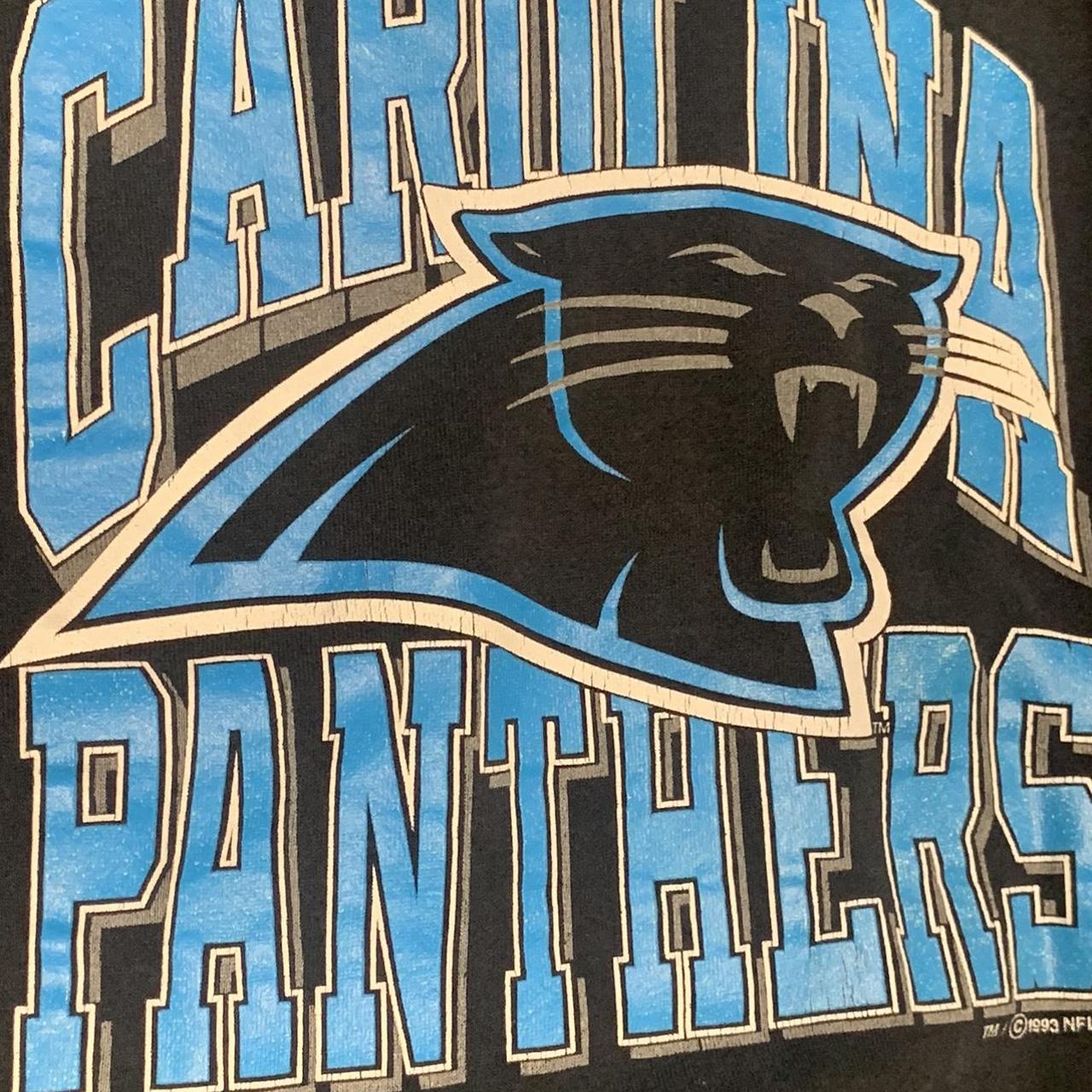 Vintage Starter North Carolina Panthers Crewneck // - Depop