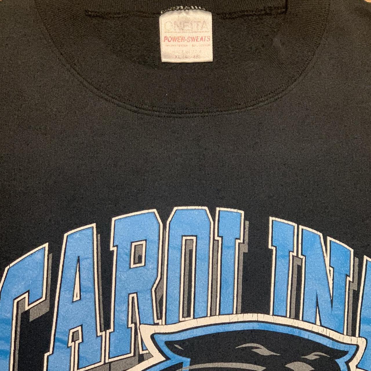 Vintage 90's Carolina Panthers Crewneck Sweatshirt - Depop