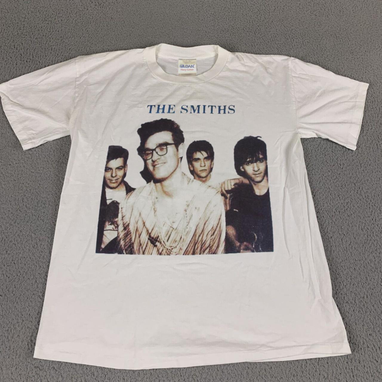 80’S THE SMITHS t shirt tag by gildan heavy... - Depop