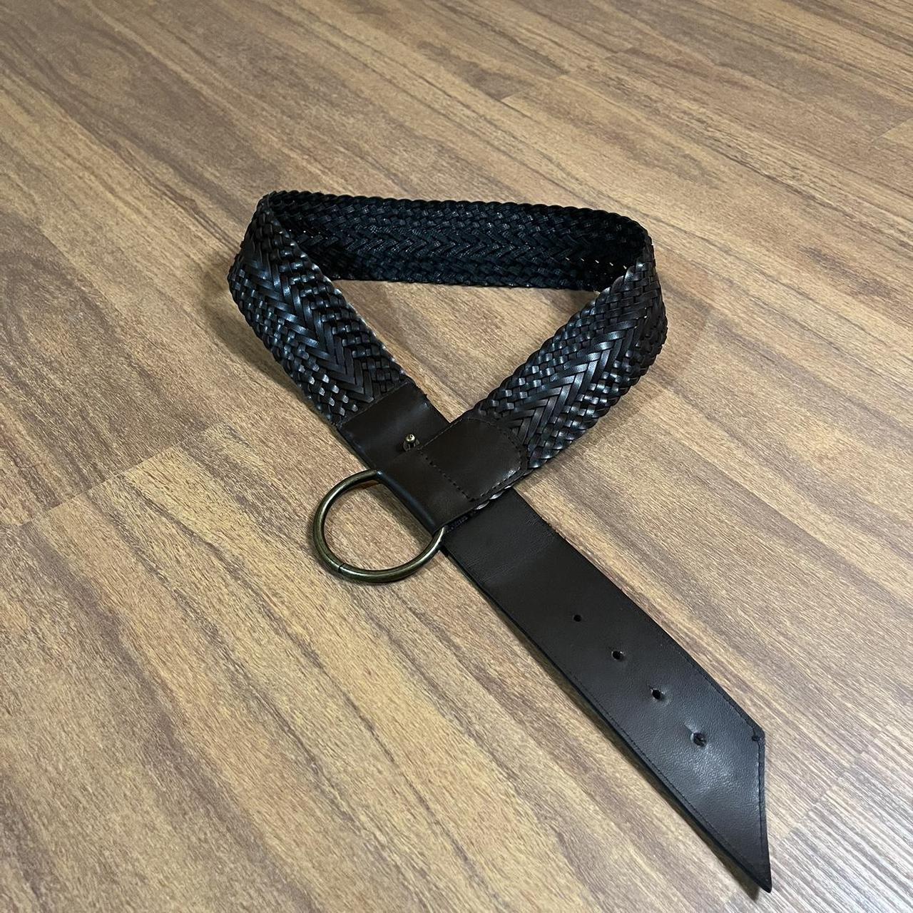 best men's brown leather belt