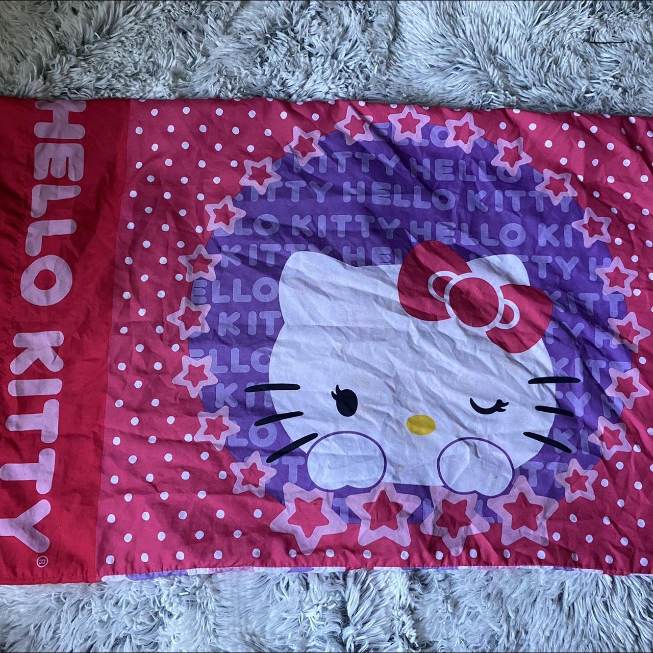 cute hello kitty pillowcase! hellokitty... Depop