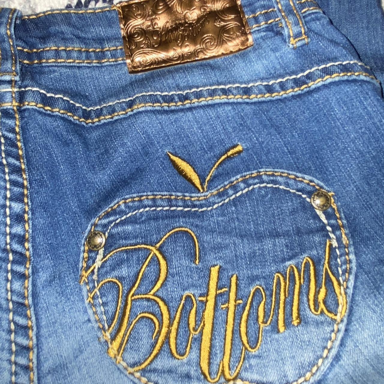 Apple Bottoms Women's Blue and Gold Jeans