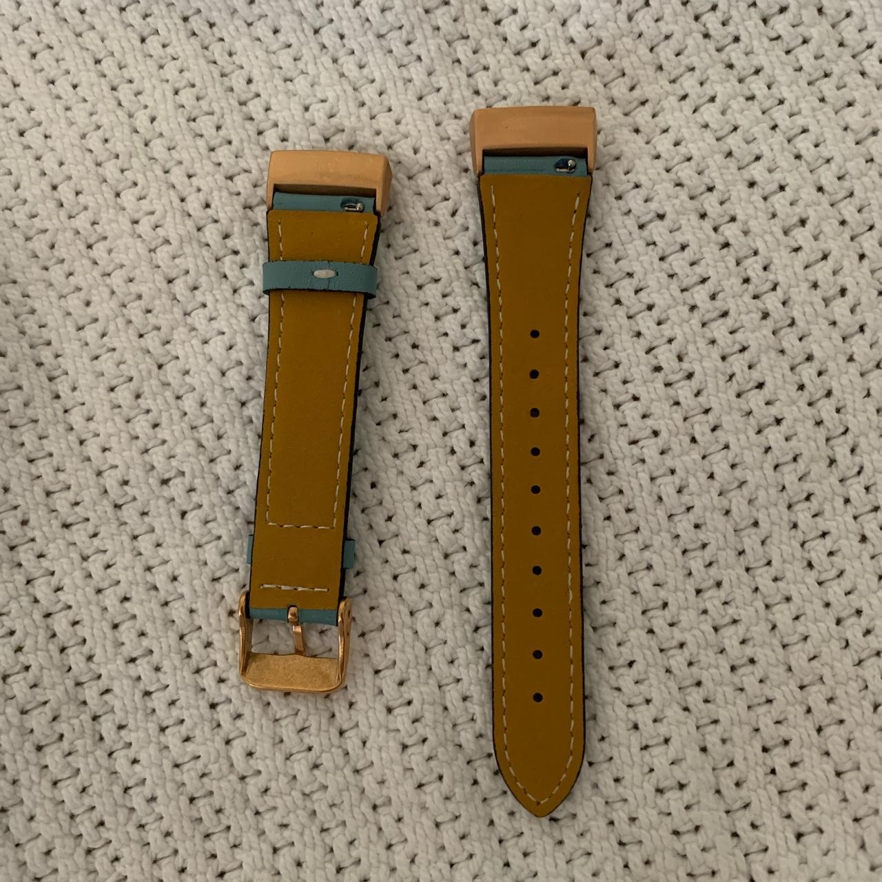 Fitbit Women's Blue and Tan Watch (2)