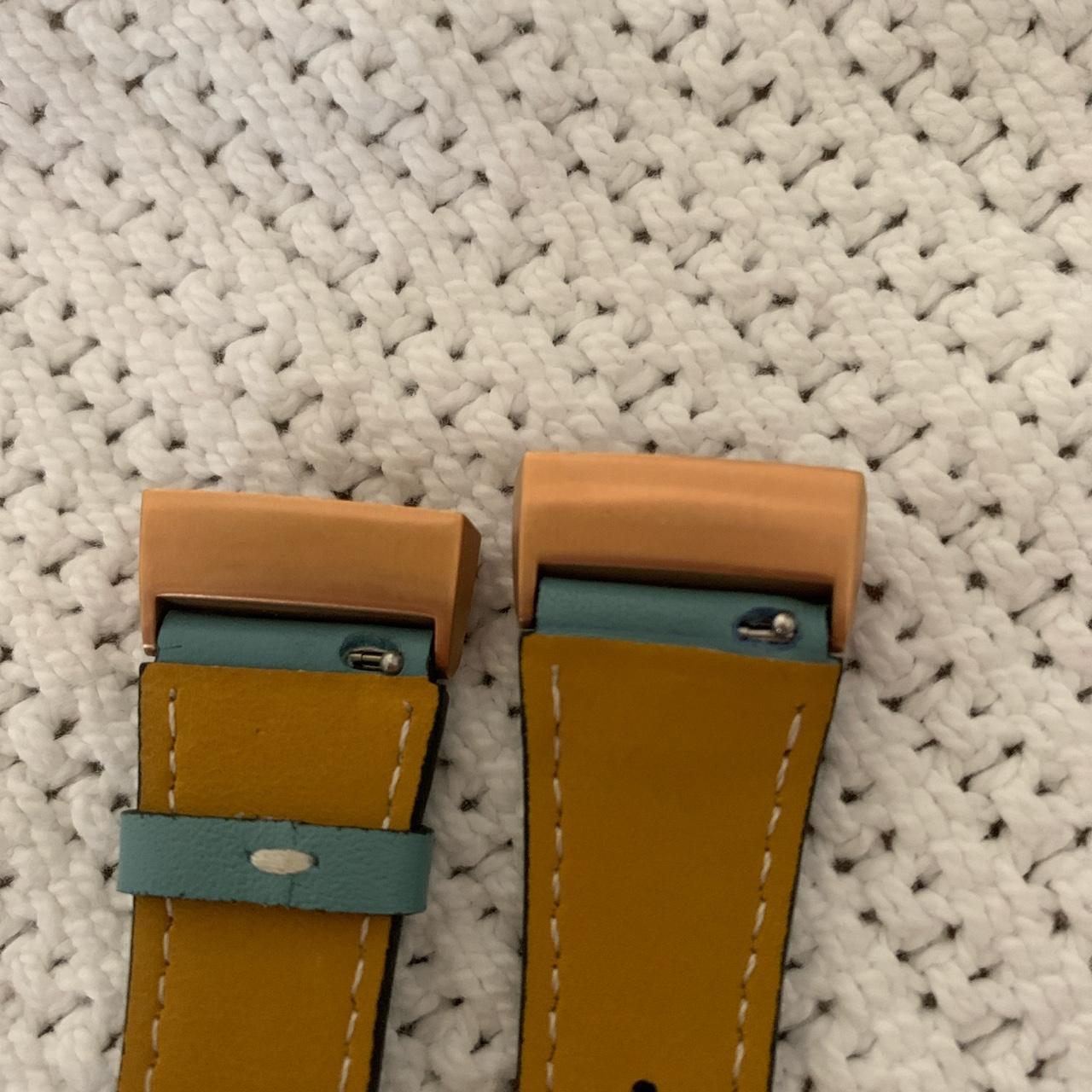 Fitbit Women's Blue and Tan Watch (3)