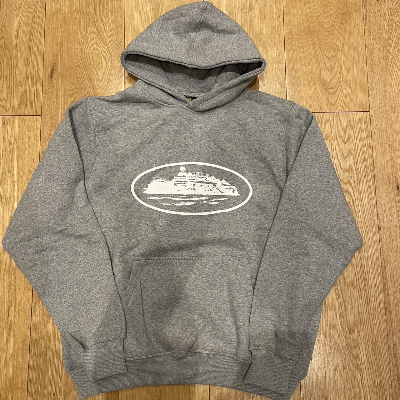 ☑️ Grey Alcatraz Corteiz Hoodie 🏷️ £90 👟 Size Medium 🚚... - Depop