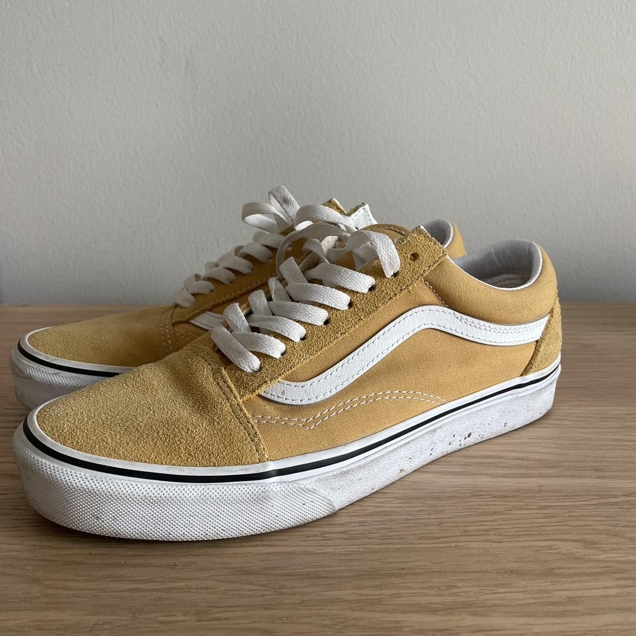 Vans mustard color, in decent condition (worn less... Depop