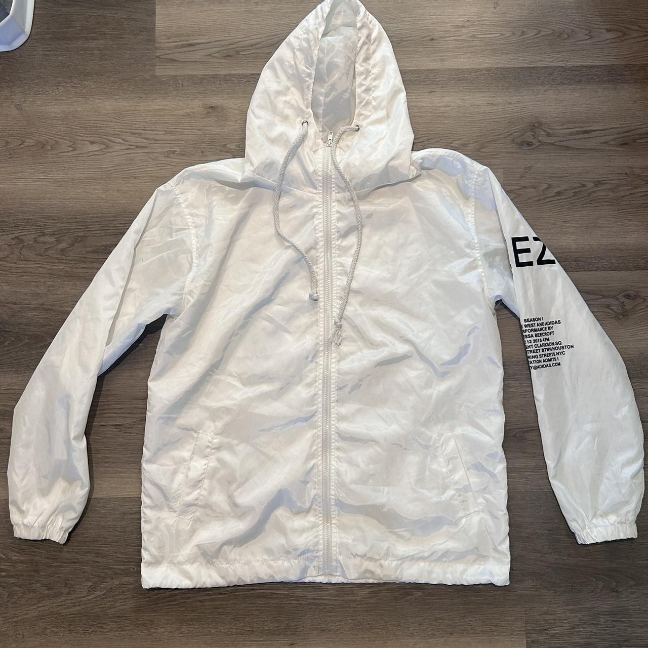 Yeezus tour jacket White Windbreaker Large kanye