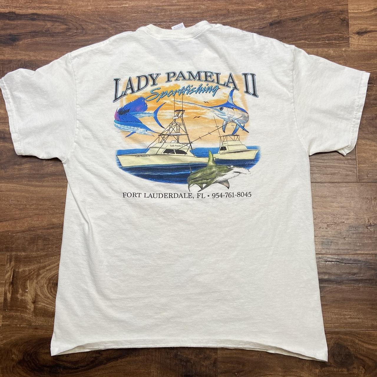 Gildan Brand “Lady Pamela II Sportfishing” graphic - Depop
