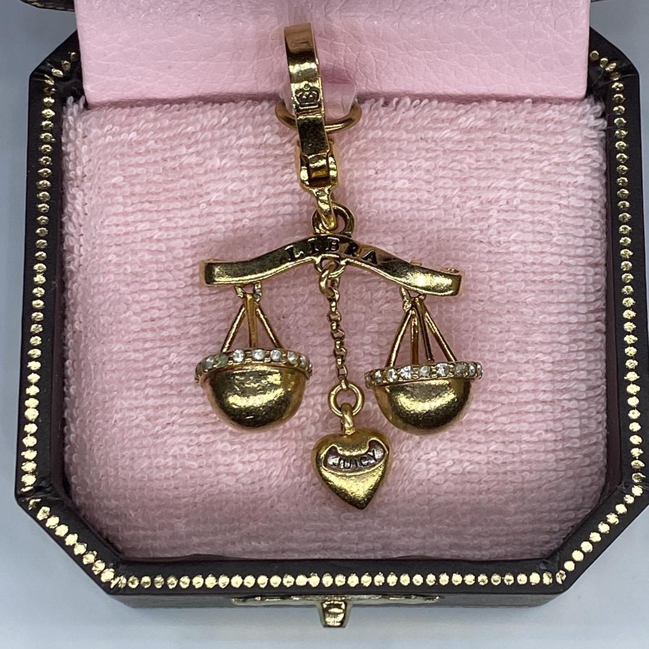 Juicy Couture Gold Libra Scales Charm Box sold... - Depop