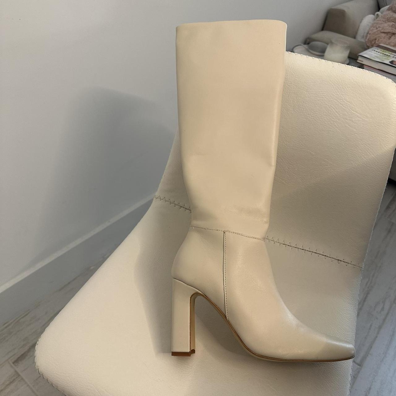 Mango best sale cream boots