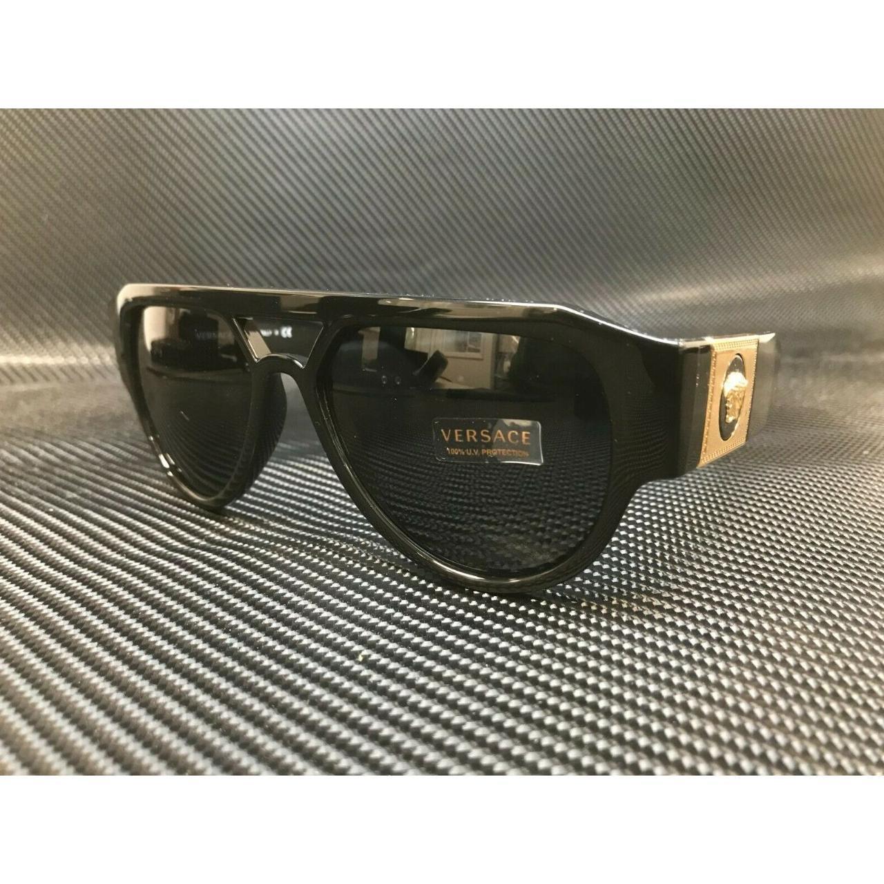 Versace Black Men's Pilot Sunglasses! Brand new... Depop