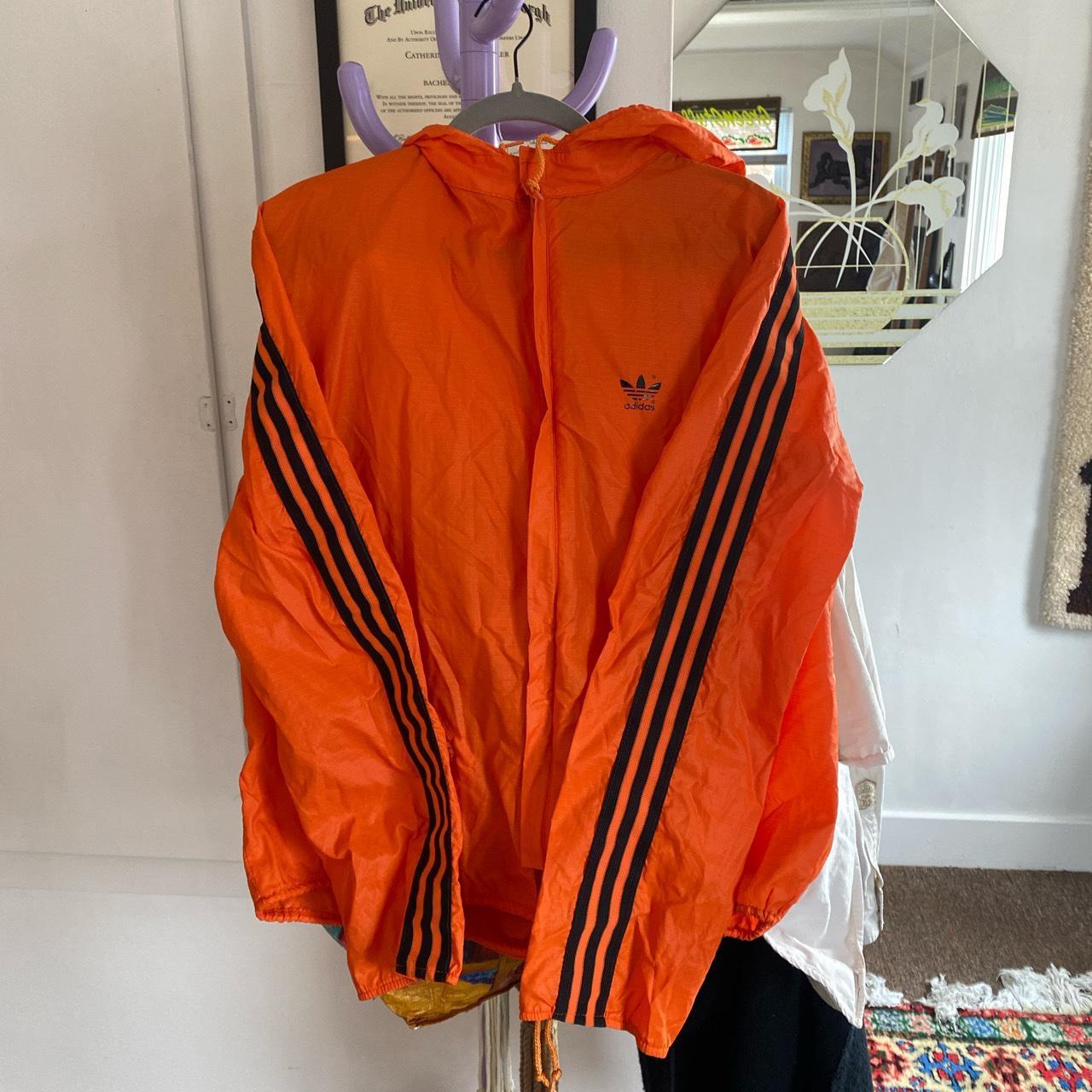 Adidas neon shop orange jacke