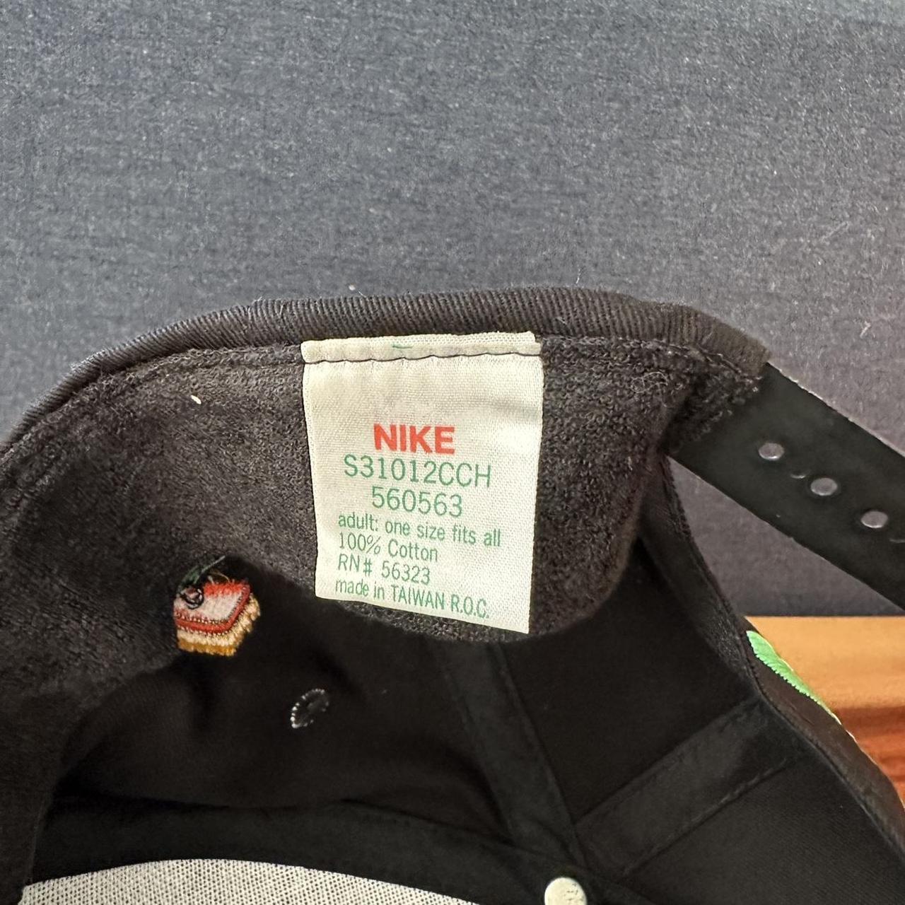 Nike Men's Cotton Hat - Black – Vintage 1990s Nik… - image 7