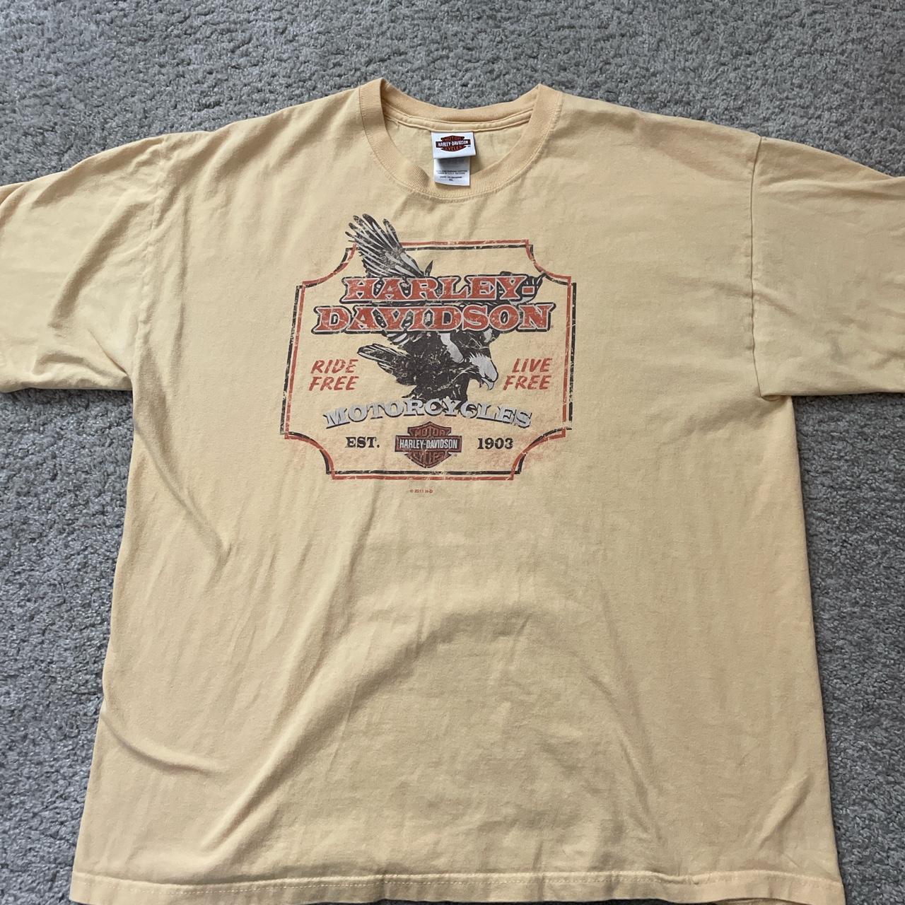 clean 2000’s harley davidson tee size xl - Depop