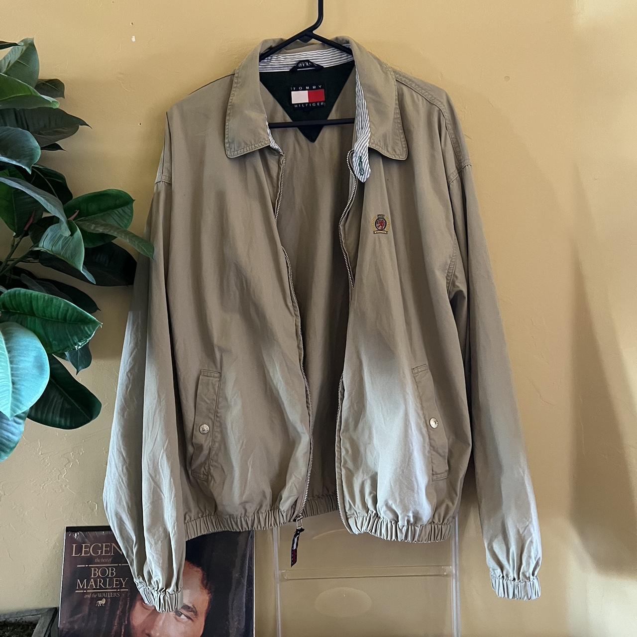 Tommy hilfiger tan clearance jacket