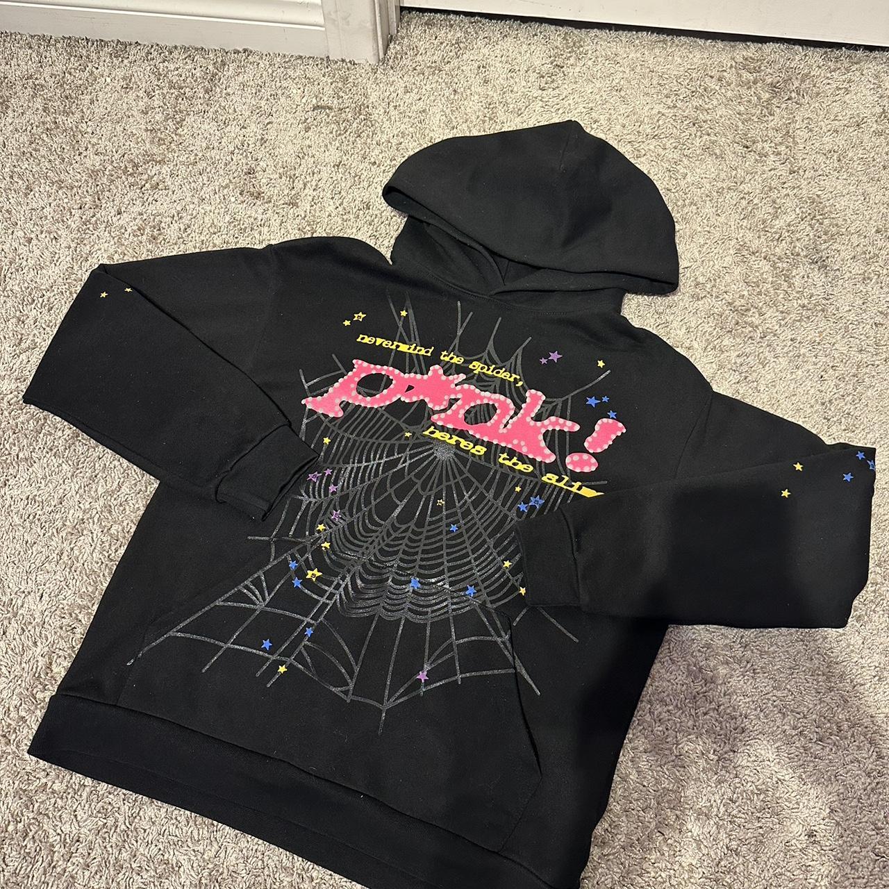 Sp5der Worldwide Hoodie P*NK Size (M) shops