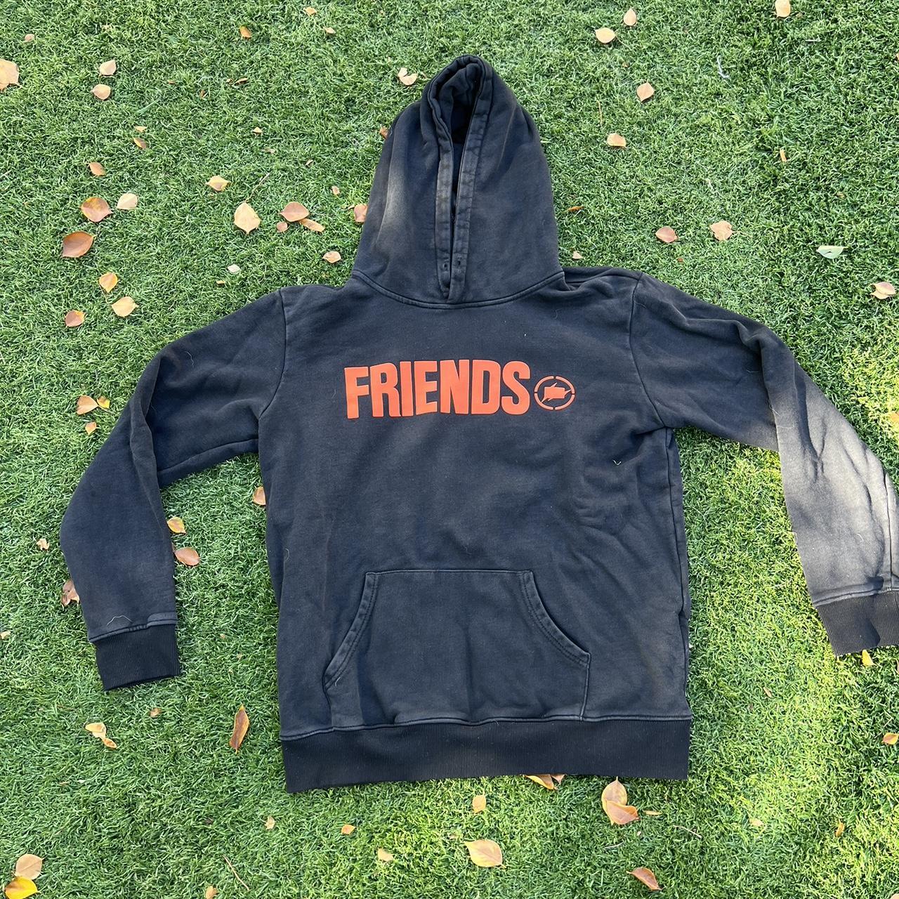 Fragment x Vlone Hoodie, Tagged XL but shrunk to a...