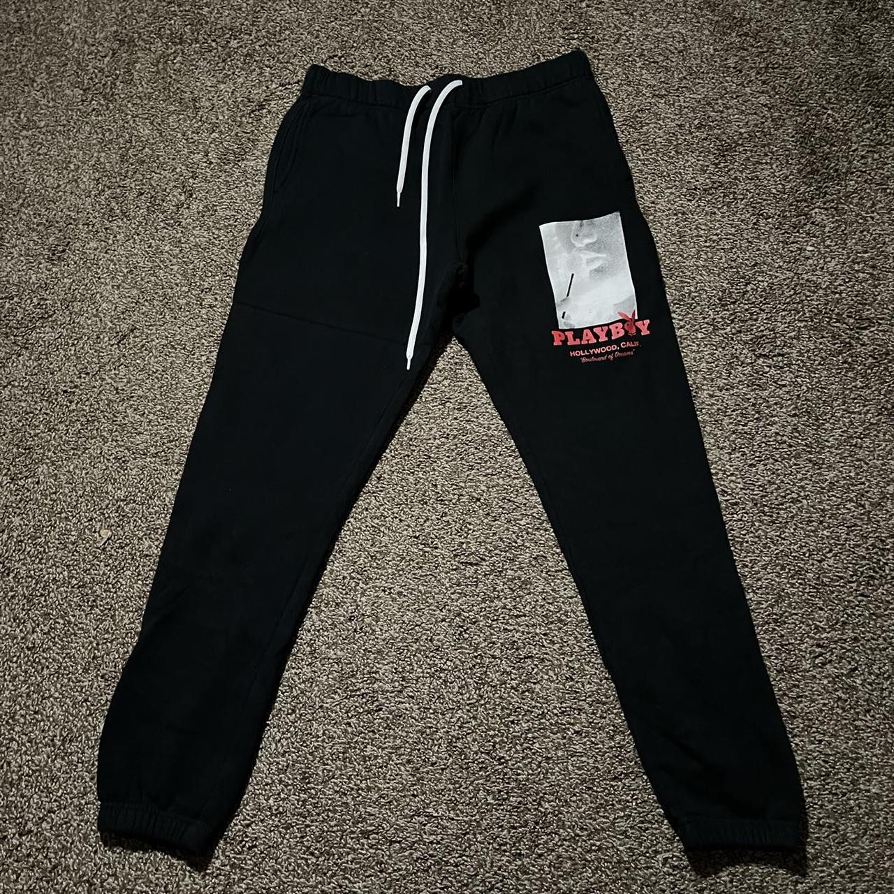 Black discount playboy sweats