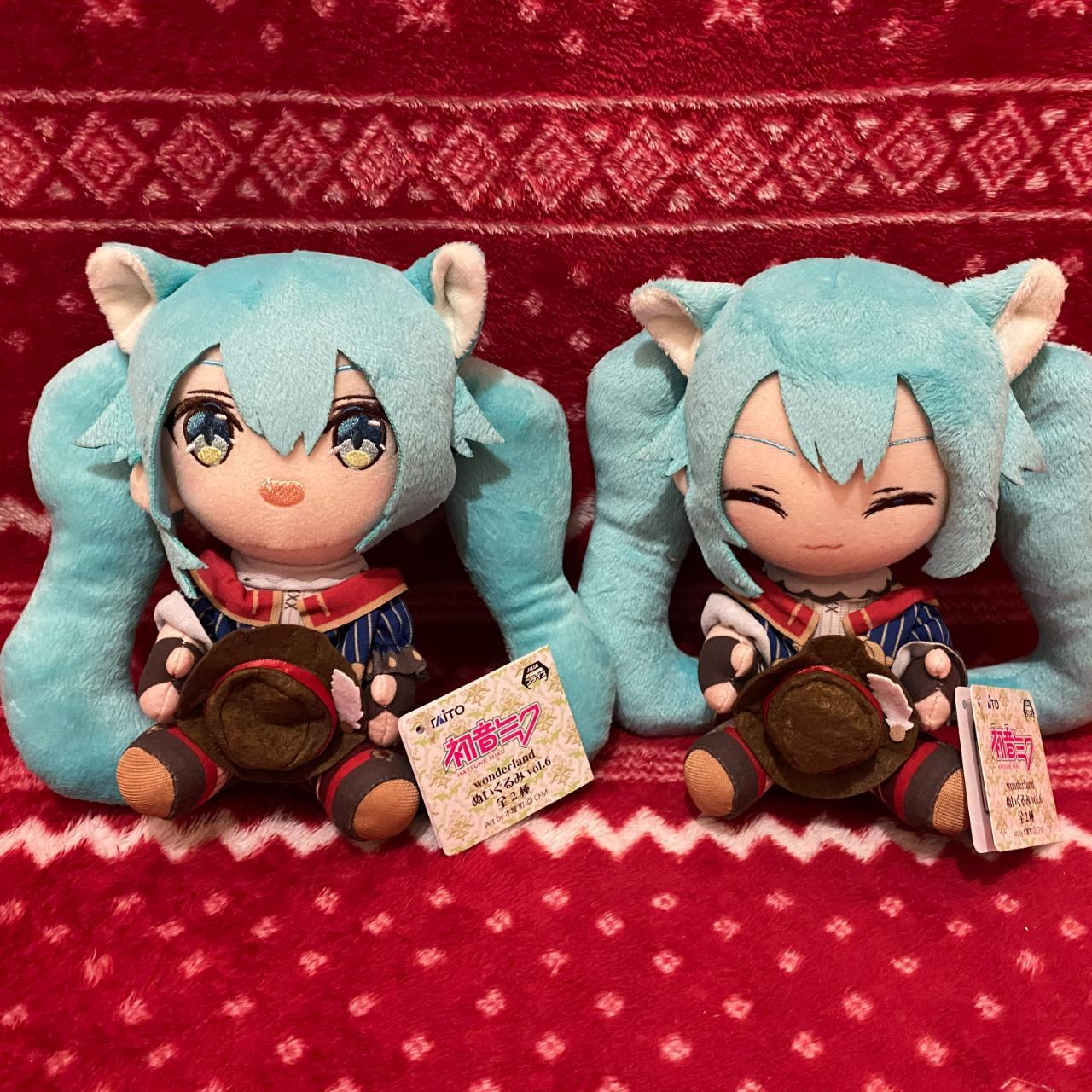 Hatsune Miku Wonderland Miku Plushie Bundle Brand... - Depop