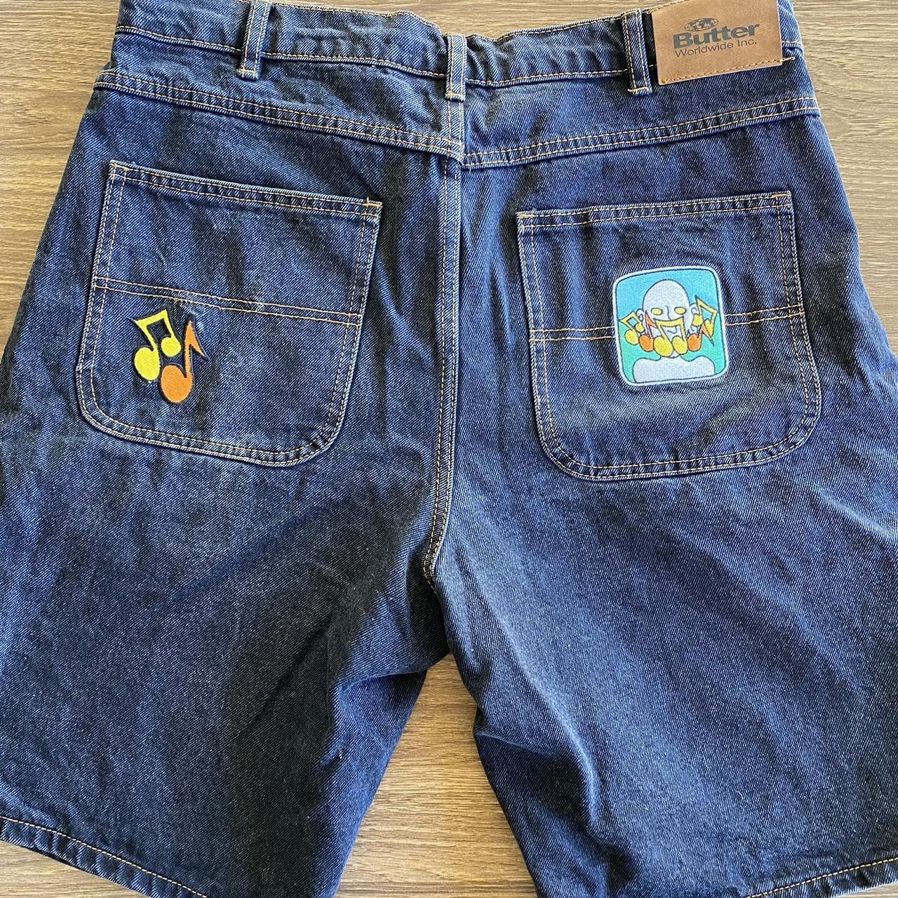 BUTTER GOODS BASS DENIM SHORTS WASHED BLACK Depop